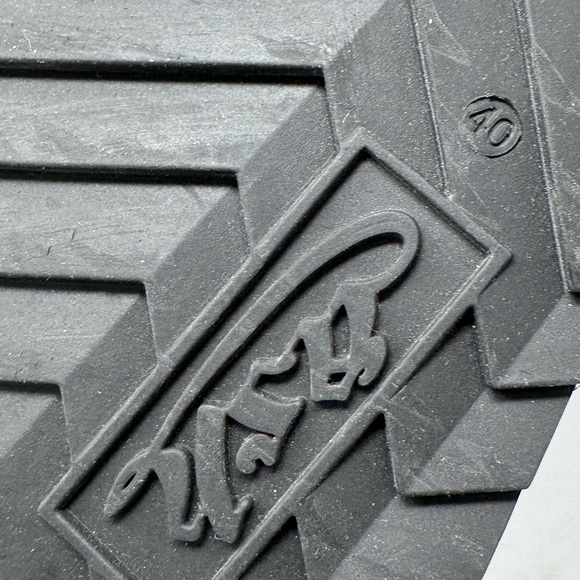 Ash New Universe Rhinestone Studded Leather Slip On Slides Sandals Black Size 40 - Picture 9 of 10